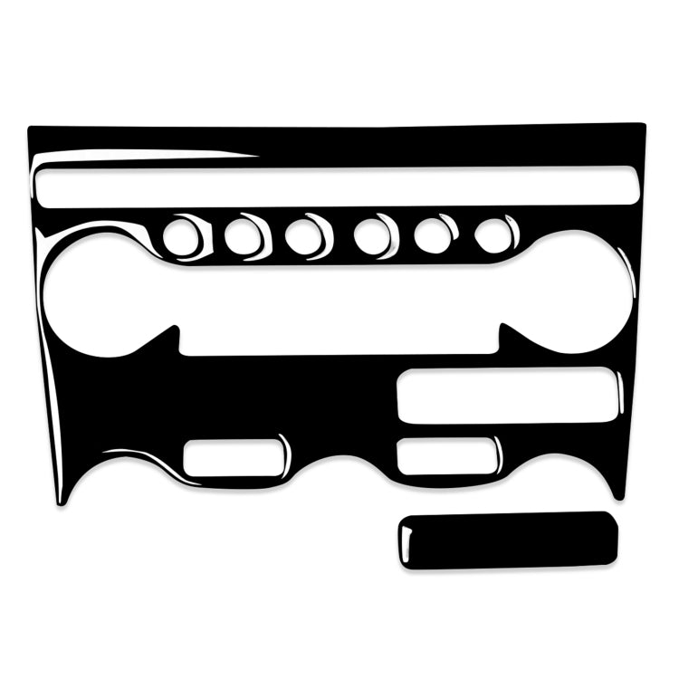 For Nissan 370Z Z34 2009- 2 in 1 Car AC Adjustment Panel Decorative Sticker, Left and Right Drive Universal, AC Adjustment Panel