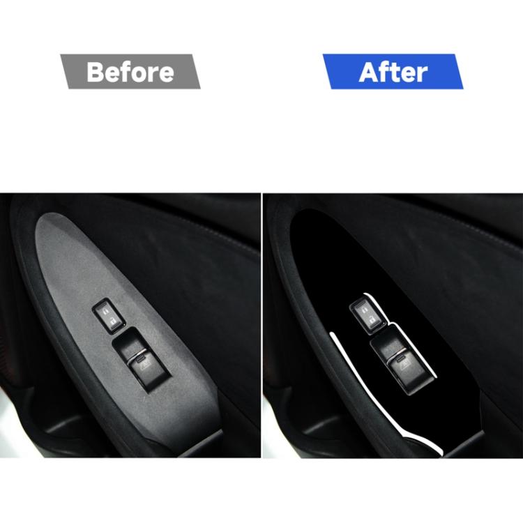 For Nissan 370Z Z34 2009- Car Co-driver Side Door Lift Panel Decorative Sticker, Left Drive, Co-driver Side Door Lift Panel, Left Drive