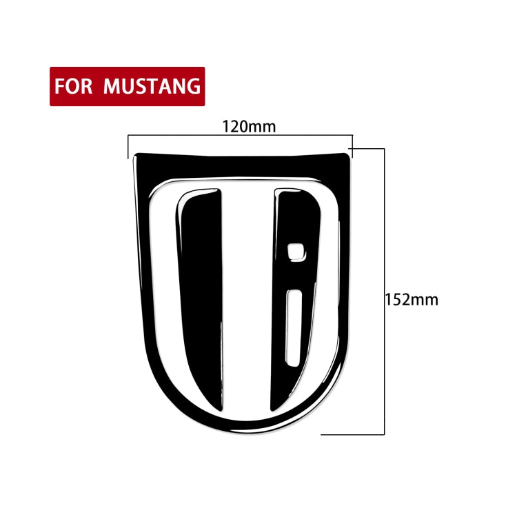 For Ford Mustang 2015-2020 Car Gear Set Decorative Sticker, Right Drive, Gear Set, Right Drive