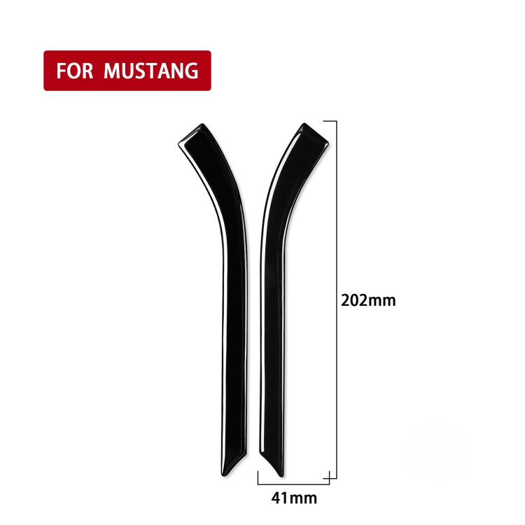 For Ford Mustang 2015-2020 Car Window Lift Side Decorative Sticker, Left and Right Drive Universal, Window Lift Side