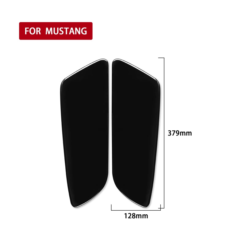 For Ford Mustang 2015-2020 Car Rear Door Panel Decorative Sticker, Left and Right Drive Universal, Rear Door Panel