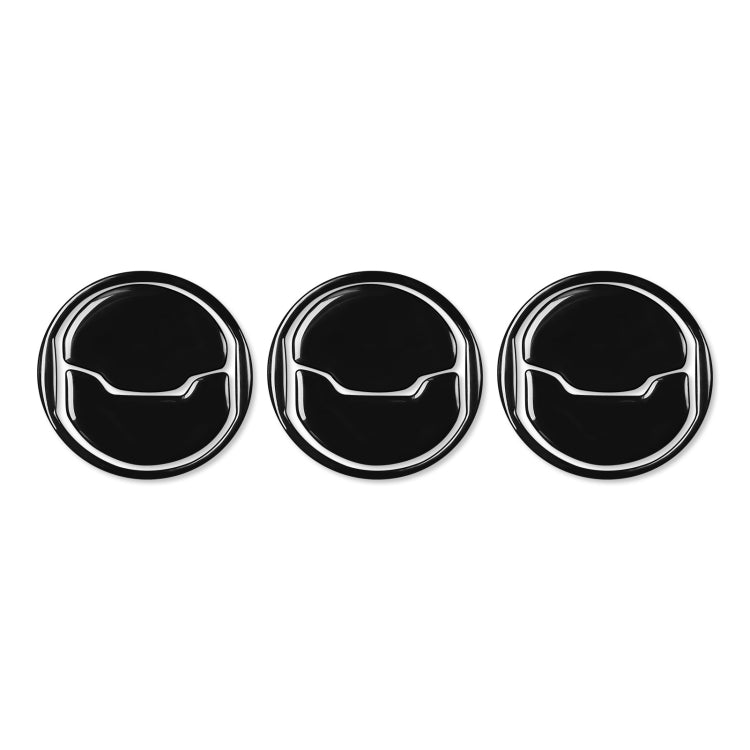 For Ford Mustang 2015-2020 9 in 1 Car Air Outlet Decorative Sticker, Left and Right Drive Universal, Air Outlet