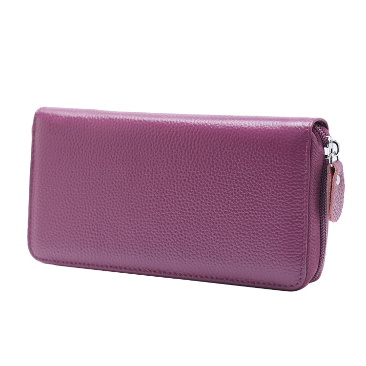 902 Antimagnetic RFID Litchi Texture Women Large Capacity Hand Wallet Purse Phone Bag with Card Slots