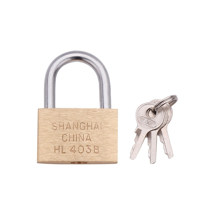 Copper Padlock Small Lock, Style: Short Lock Beam, 30mm Open, Short, 30mm Open
