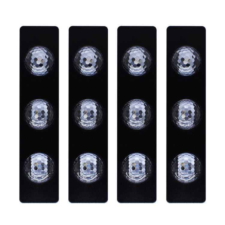 4 in 1 3.2W 12 LEDs RGB Car Interior Floor Decoration Atmosphere Colorful Neon Light Lamp with Wireless Remote Control And Voice Control Function, A12