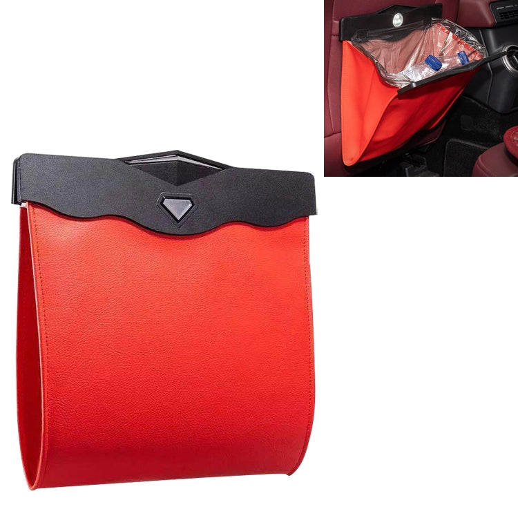 Car Multifunctional LED Design Hanging Folding Garbage Bin Storage Box