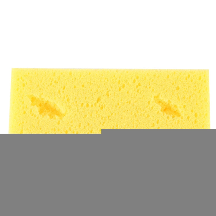 Car Care Wear-resistant Brown Soft Sponge Car Wash Cleaning Pad(Yellow), 5 PCS Wash Cleaning Pad(Yellow)
