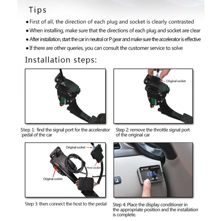 TROS TS-6Drive Potent Booster Electronic Throttle Controller for Honda CRV 2007-2011, For Honda CRV 2007-2011