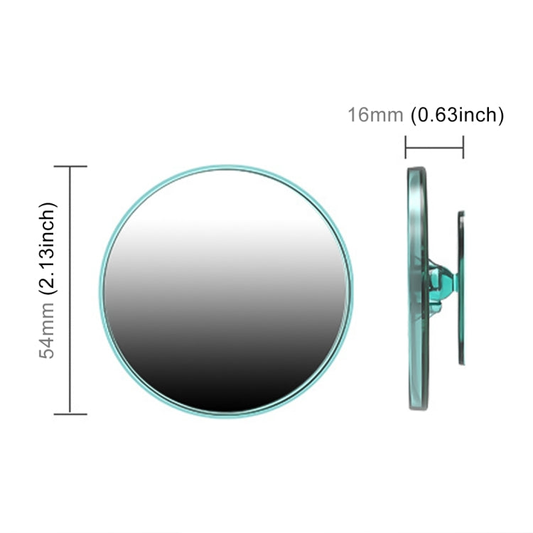 3R 3R-204 Car Blind Spot Rear View Round Mirror, 3R-204