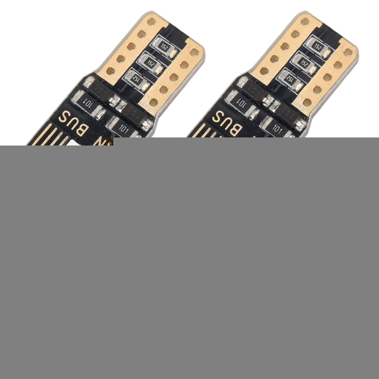 2 PCS T10 / W5W / 168 / 194 DC12V / 1.3W / 6000K / 110LM 2LEDs SMD-3030 Car Clearance Light, with Decoder, 2LEDs SMD-3030