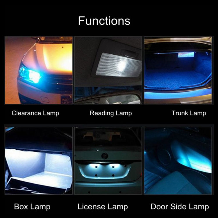 2 PCS T10 / W5W / 168 / 194 DC12V / 2.8W / 6000K / 200LM 27LEDs SMD-4014 Car Clearance Light, 27LEDs SMD-4014