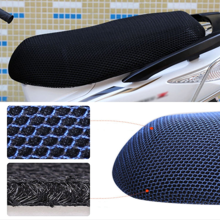 Waterproof Motorcycle Sun Protection Heat Insulation Seat Cover Prevent Bask In Seat Scooter Cushion Protect, Size: L, Length: 70-77cm; Width: 40-50cm, Size: L (Blue), Size: L (Black Red), Size: L (Black Blue), Size: L (Black)