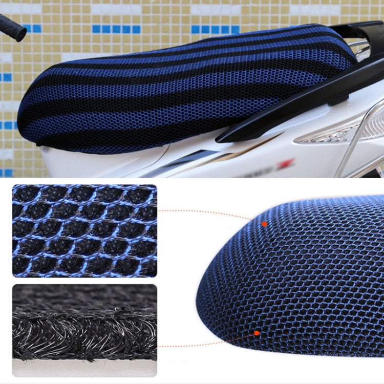 Waterproof Motorcycle Sun Protection Heat Insulation Seat Cover Prevent Bask In Seat Scooter Cushion Protect, Size: L, Length: 70-77cm; Width: 40-50cm, Size: L (Blue), Size: L (Black Red), Size: L (Black Blue), Size: L (Black)
