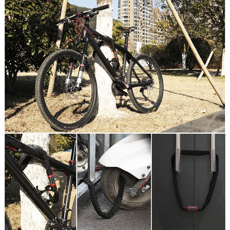 Motorcycles / Bicycle Chain Lock 5 Digit Password Anti-theft Password Lock, Length: 0.9m, 0.9m