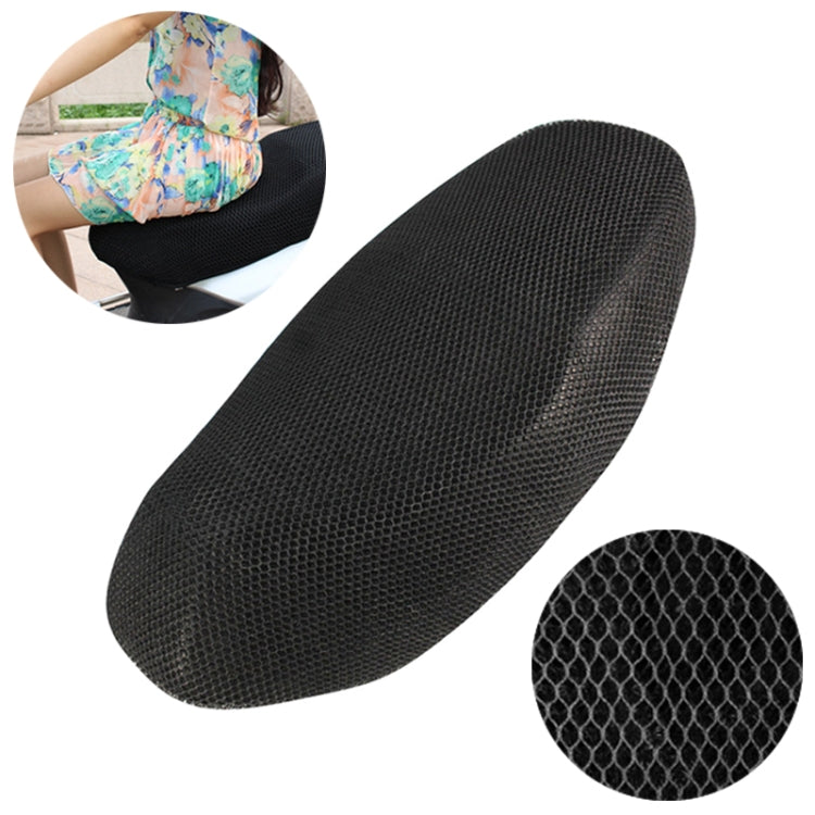 Motorcycle Breathable Sunscreen Double Layer 3D Honeycomb Small Hole Polyester Cushion Mesh, Size: M, Length: 80cm; Width: 51cm, Size: M