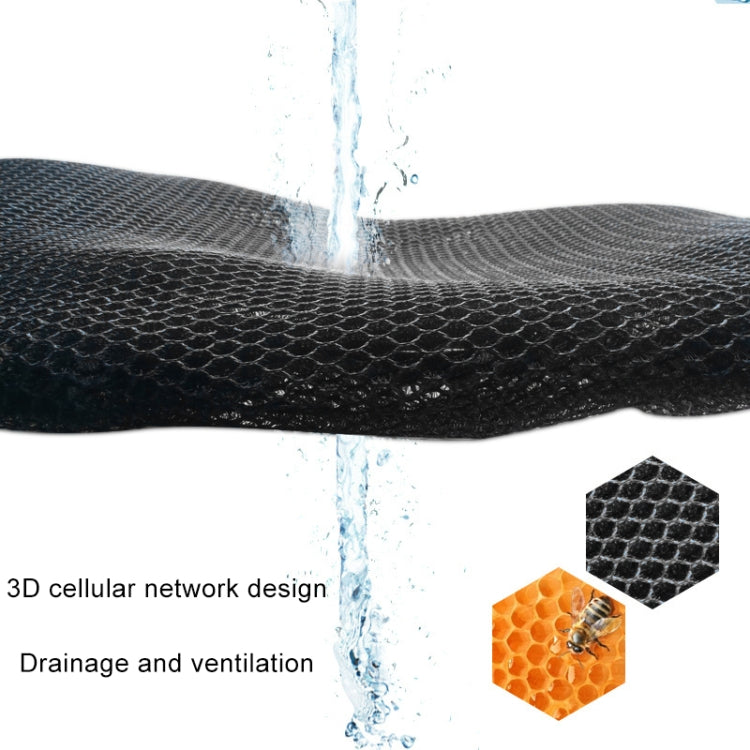 Motorcycle Breathable Sunscreen Double Layer 3D Honeycomb Small Hole Polyester Cushion Mesh, Size: XXXL, Length: 96cm; Width: 56cm, Size: XXXL