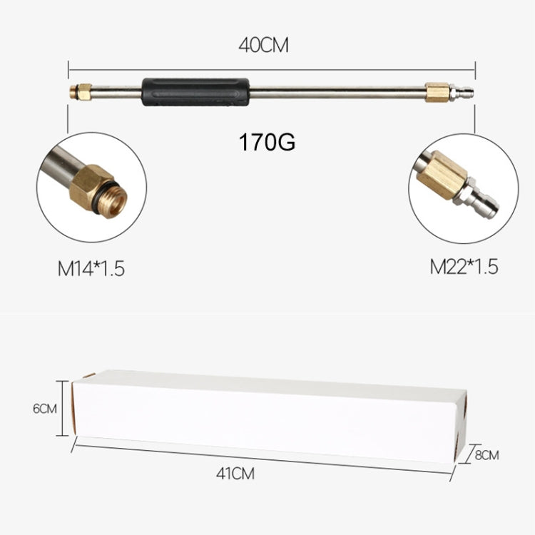 6 PCS High Pressure Washer Extension Water Gun Power Washer, 6 in 1 Extension Water Gun