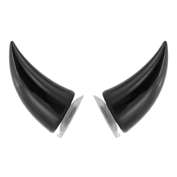 2 PCS Motorcycle Helmet Devil Decoration Motorbike Helmet Suction Cups Horns Decoration Headwear Sucker