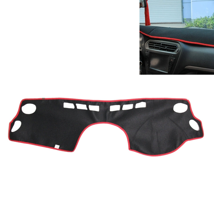 Dark Mat Car Dashboard Cover Mat Anti-reflective Center Console Pad Interior Dark Shade Cover for SGMW HongGuang 2008-2013, Deliver Product According To Your Car Type, For SGMW HongGuang 2008-2013