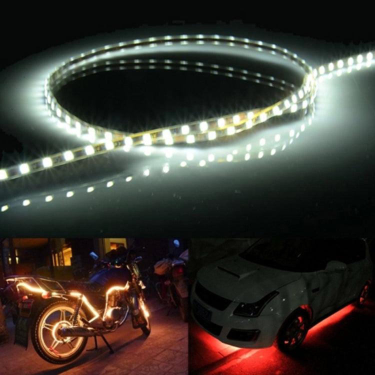 5 PCS Flow Style 45 LED 3528 SMD Waterproof Flexible Car Strip Light for Car Decoration, DC 12V, Length: 90cm, 90cm Blue, 90cm Pink, 90cm Green, 90cm Ice blue, 90cm Red, 90cm White, 90cm Yellow