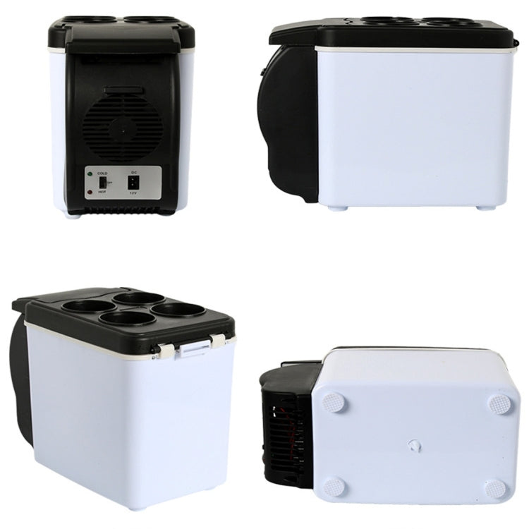 Car Auto 48W Portable Multi-Function Cooling and Warming 6L Low Noise Refrigerator for Car and Home, Cord Length: 1.8m, 6L Low Noise