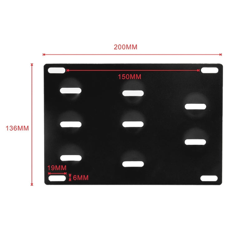 Car Front Bumper Tow Hook License Plate Mounting Bracket Holder for Subaru, For Subaru