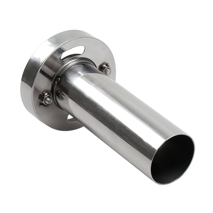 4 inch Universal Car 304 Stainless Steel Exhaust Pipe Muffler Unadjustable Tail Muffler Tip , 4 inch Unadjustable