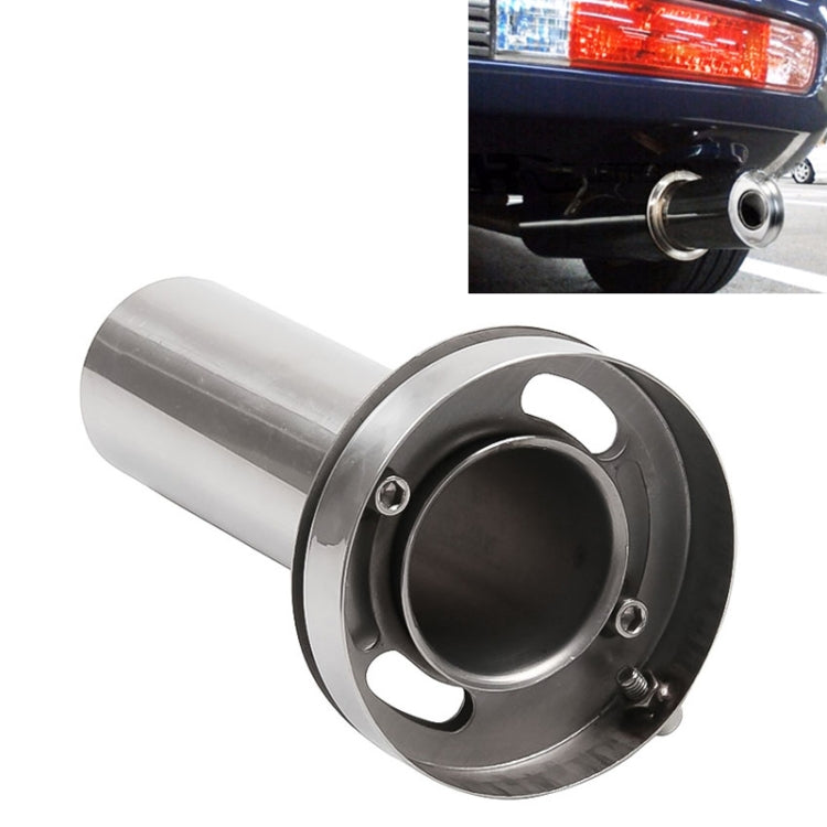 4.5 inch Universal Car 304 Stainless Steel Exhaust Pipe Muffler Adjustable Tail Muffler Tip , 4.5 inch Adjustable