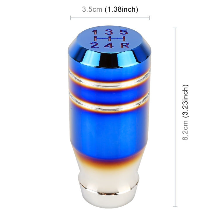 Universal Car Gear Shift Knob Modified Car Gear Shift Knob 5 Speed Manual Auto Transmission Shift Lever Knob Colorful Gear Knobs, Size: 8.2x3.5cm (5 Speed)