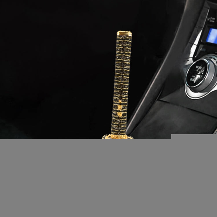 Universal Samurai Shape Manual or Automatic Gear Shift Knob, Length: 31.5cm