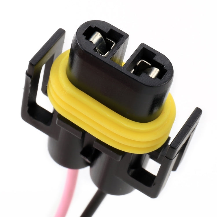 H11 Bulb Holder Base Male Socket with Wire, H11