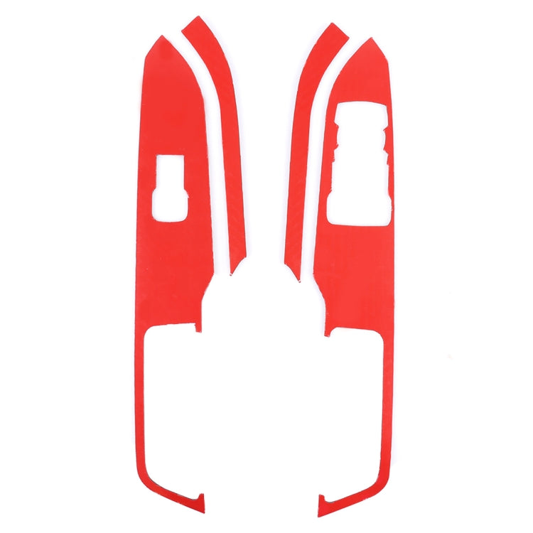 4 PCS Car Door Lift Window Regulator Button Decorative Sticker for Ford Mustang 2015-2020, Door Lift Window Regulator Button