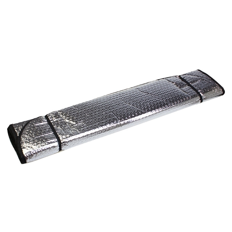 Silver Aluminum Foil Sun Shade Car Windshield Visor Cover Block Front Window Sunshade UV Protect, Size: 140 x 70cm, 140 x 70cm