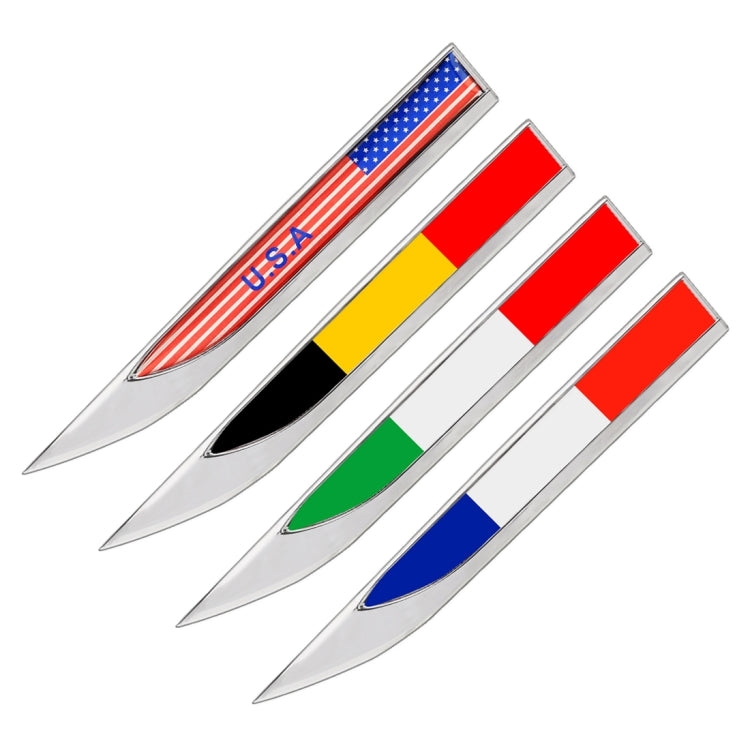 2 PCS USA Flag Pattern Car-Styling Sticker Random Decorative Sticker, USA Flag