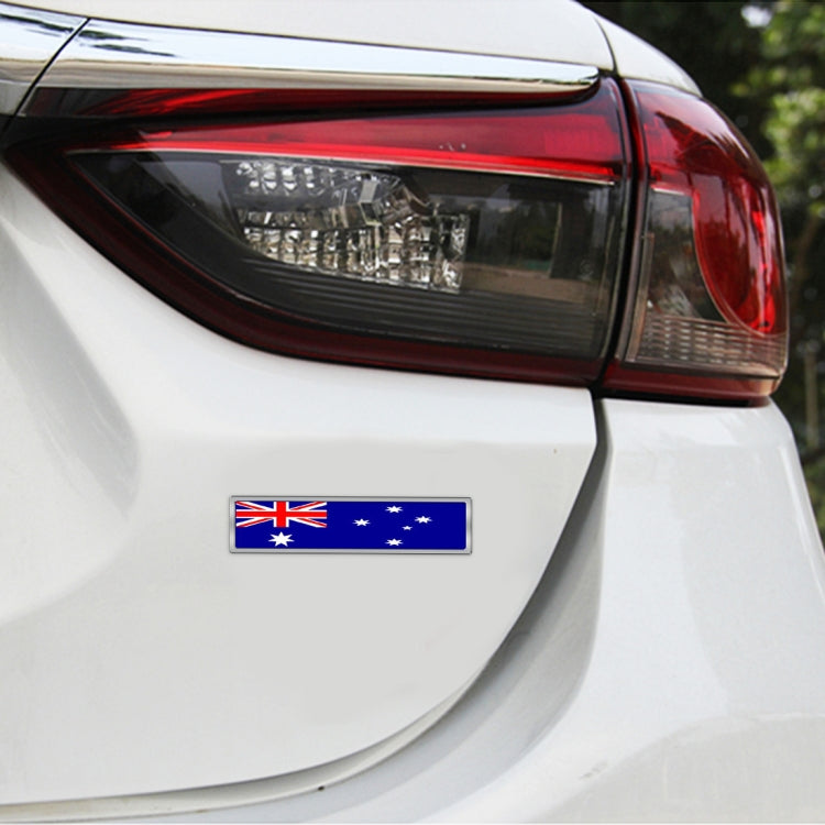 2 PCS Australian Flag Pattern Rectangle Car-Styling Sticker Random Decorative Sticker, Australian Flag (Rectangle)