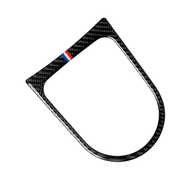 Car USA Color Carbon Fiber Shift Frame Decorative Sticker for Ford Mustang 2015-2017, Shift Frame