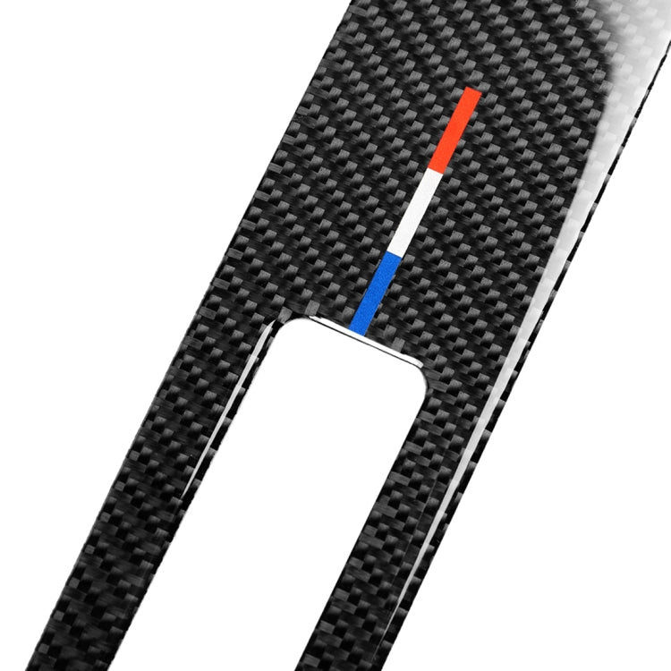 Car USA Color Carbon Fiber Dashboard Decorative Sticker for Ford Mustang 2015-2017, Left Drive, Dashboard