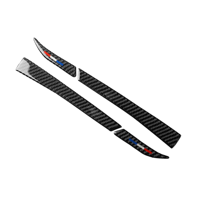 4 PCS Car USA Color Carbon Fiber Rearview Mirror Decorative Sticker for Ford Mustang 2015-2017, Rearview Mirror