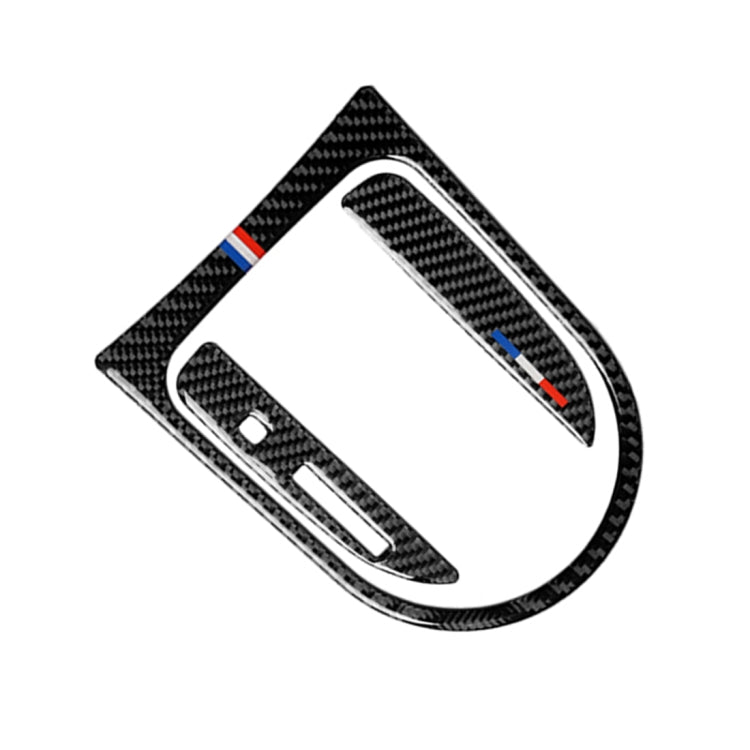 3 PCS Car USA Color Carbon Fiber Gearshift Panel Frame Decorative Sticker for Ford Mustang 2015-2017, Left Drive, Gearshift Panel Frame