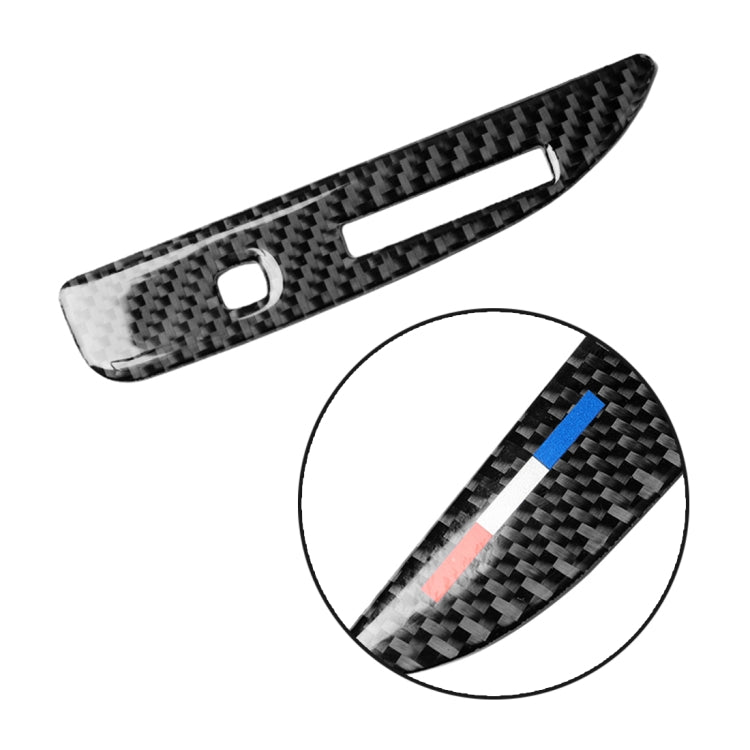 3 PCS Car USA Color Carbon Fiber Gearshift Panel Frame Decorative Sticker for Ford Mustang 2015-2017, Left Drive, Gearshift Panel Frame