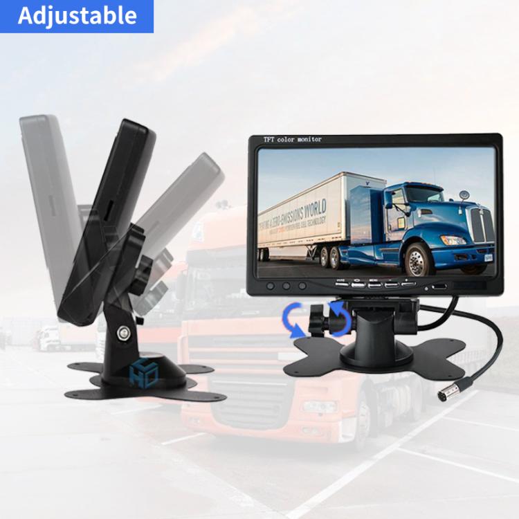 PZ-708 7.0 inch TFT LCD Car Rearview Monitor with Stand and Remote Control, PZ-708