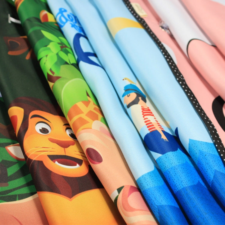 Car Large Rear Window Sunscreen Insulation Window Sunshade Cover, Size: 70*50cm, Happy Forest, Spectacle Bear, Snow Bear, Happy Rabbit, Picnic, A Pony, Giant Panda, Green Dinosaur, Animal World, Three Pony, Zoo, Three Little eagles, Pink Elephant      ...