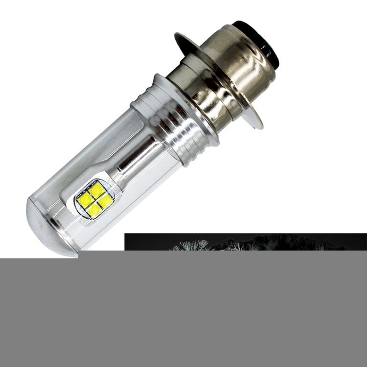 Motorcycle Headlights 750LM 6000K White H6M/P15D 40W 8-LED Bulbs, DC 12-24V, H6M/P15D