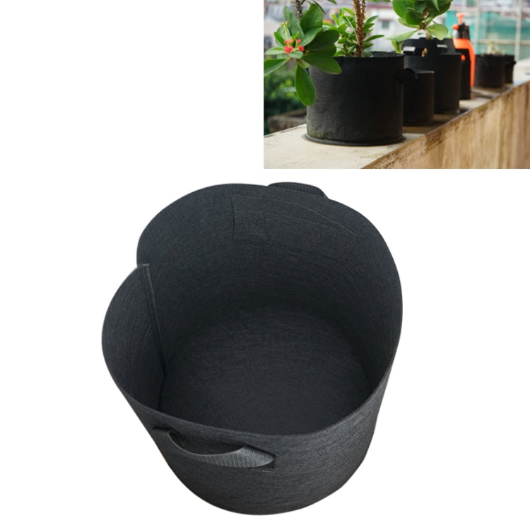 7 Gallon Planting Grow Bag Thickened Non-woven Aeration Fabric Pot Container with Handle, 7 Gallon