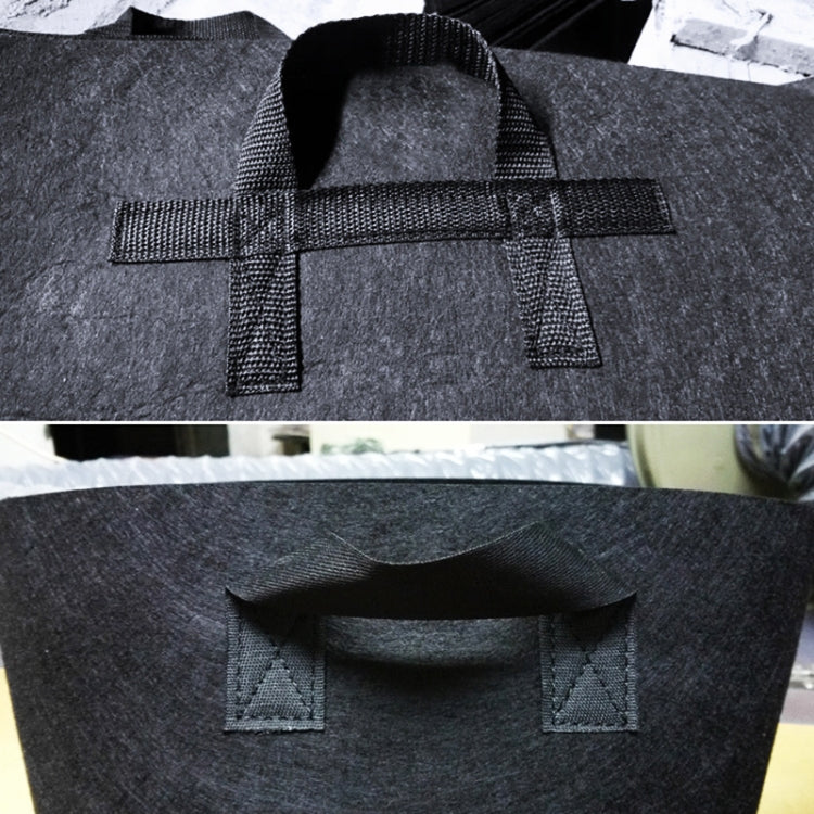 7 Gallon Planting Grow Bag Thickened Non-woven Aeration Fabric Pot Container with Handle, 7 Gallon
