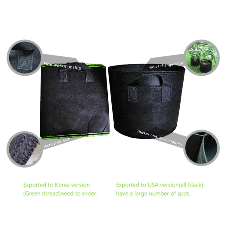 20 Gallon Planting Grow Bag Thickened Non-woven Aeration Fabric Pot Container with Handle, 20 Gallon