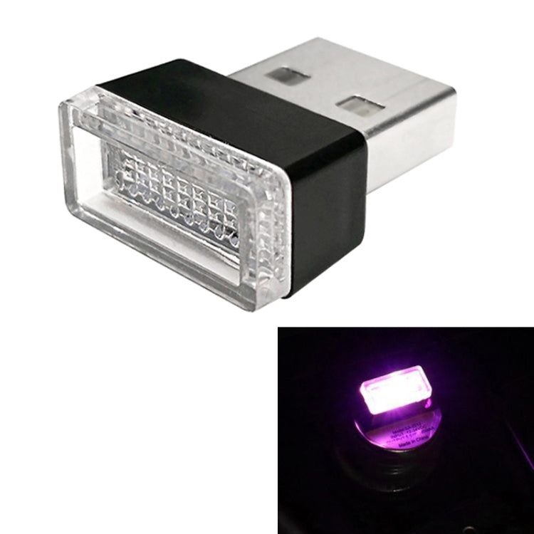 Universal PC Car USB LED Atmosphere Lights Emergency Lighting Decorative Lamp, Yellow Light, Ice Blue, Blue Light, Pink Light, Green Light, Red Light