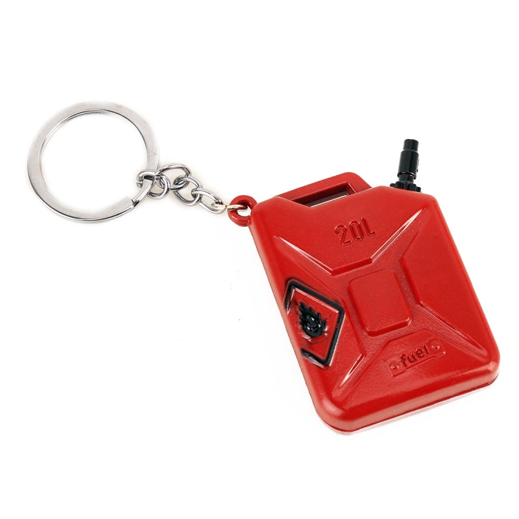 Car Oil Tank Shaped Pendant Zinc Alloy Keychain Keyring, Oil Tank Shape