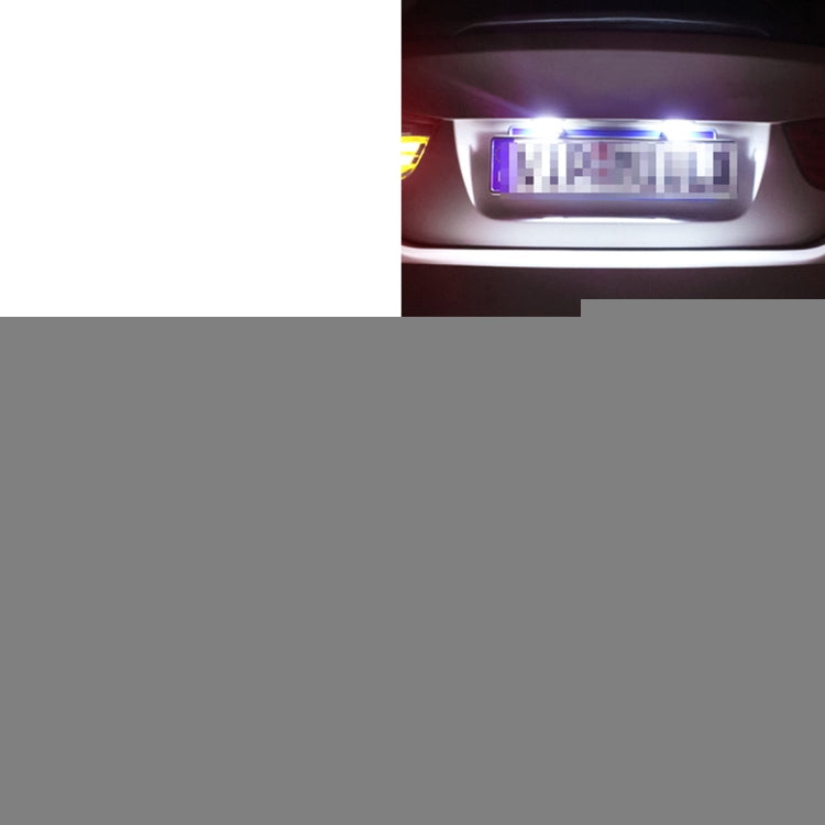 2 PCS DC 12V 2W 120LM 6000K LED License Plate Light 18-SMD Bulbs Lamps for Astra F 91-98, G Estate(F69) 98-05, Opel Corsa B 93-00, Omega A 86-94, For Astra/Opel Corsa