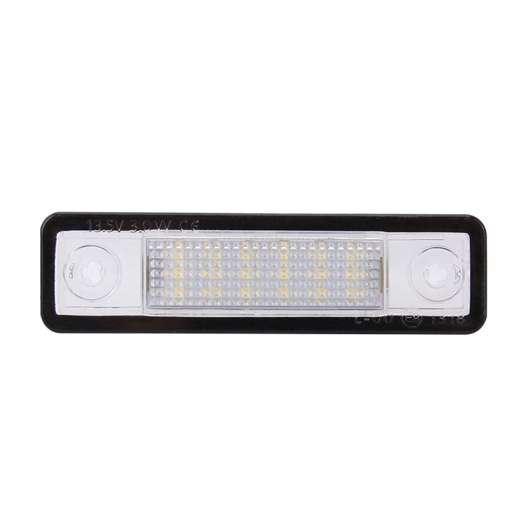 2 PCS DC 12V 2W 120LM 6000K LED License Plate Light 18-SMD Bulbs Lamps for Astra F 91-98, G Estate(F69) 98-05, Opel Corsa B 93-00, Omega A 86-94, For Astra/Opel Corsa